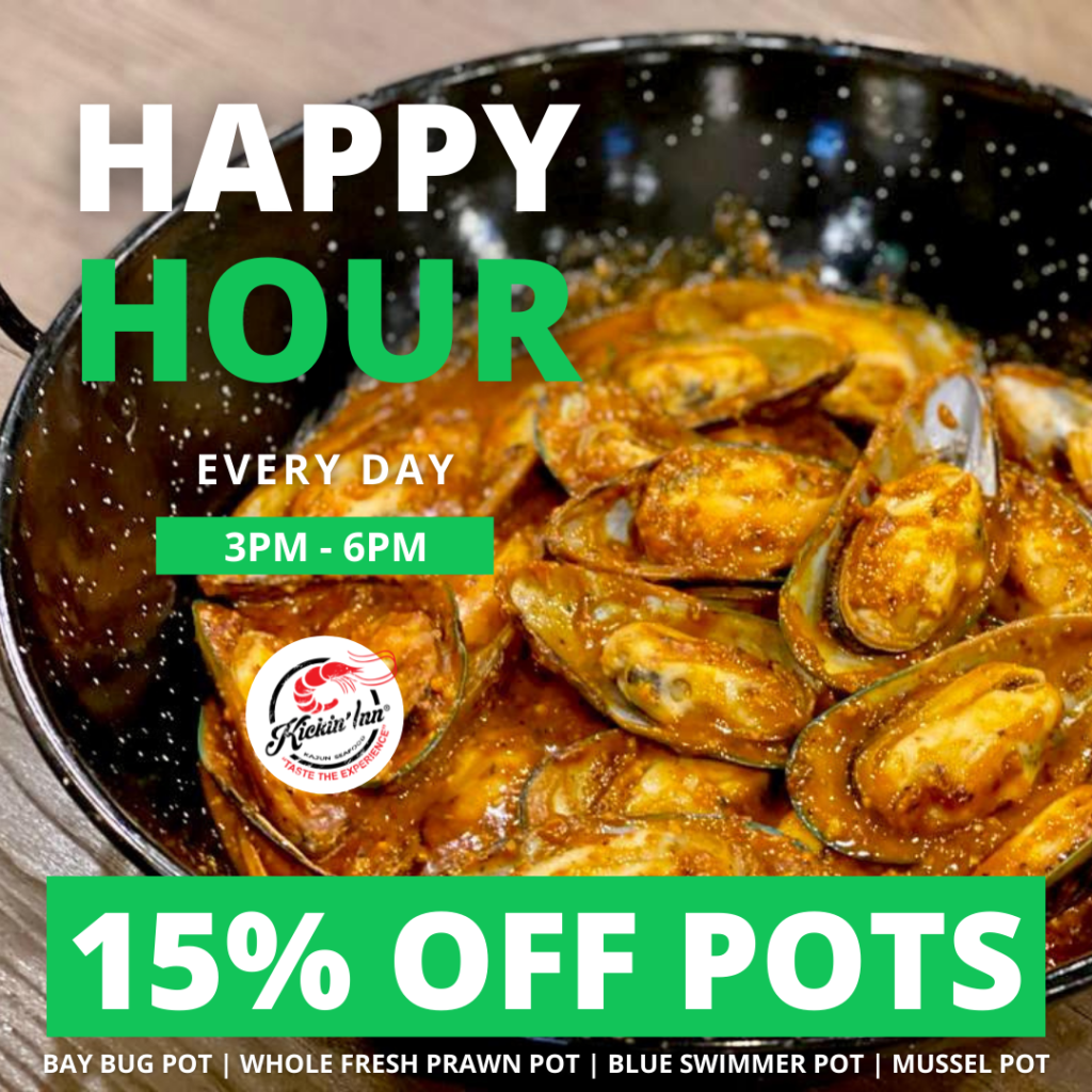 Happy Hour - 15% Off Pots