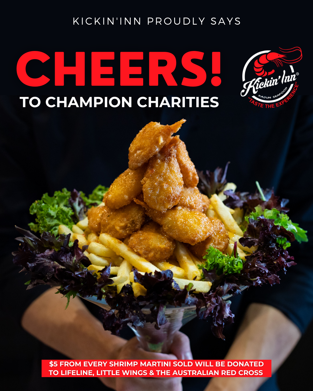 Kickin’Inn proudly says ‘CHEERS’ to champion charities 🥂