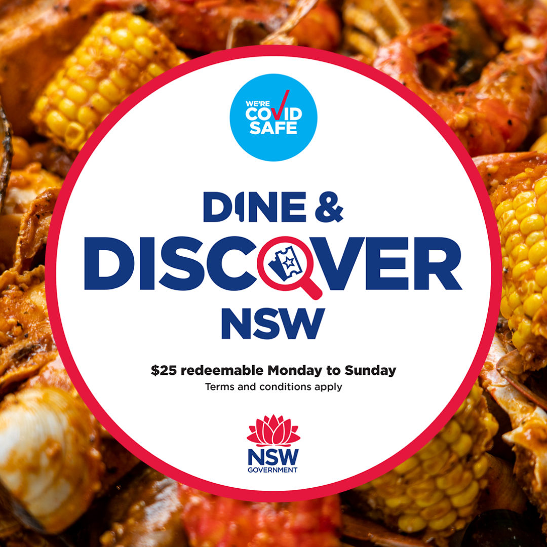 DINE & DISCOVER VOUCHERS ACCEPTED!
