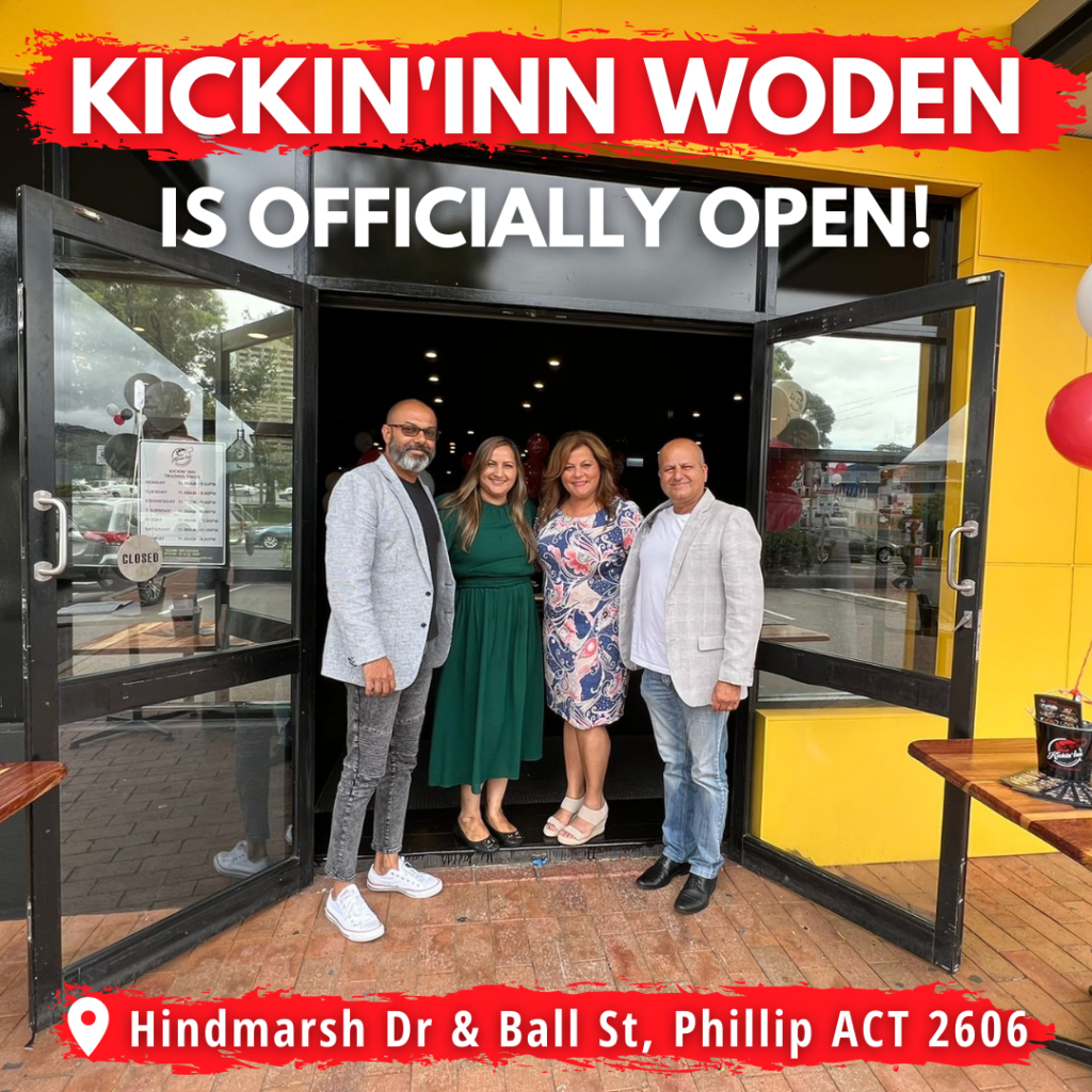 CANBERRA! Kickin’Inn Woden is officially open! ?