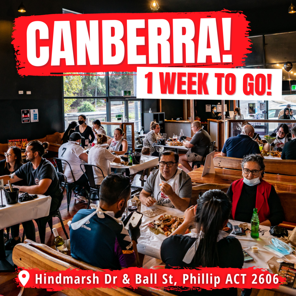 1 WEEK TO GO CANBERRA! ?