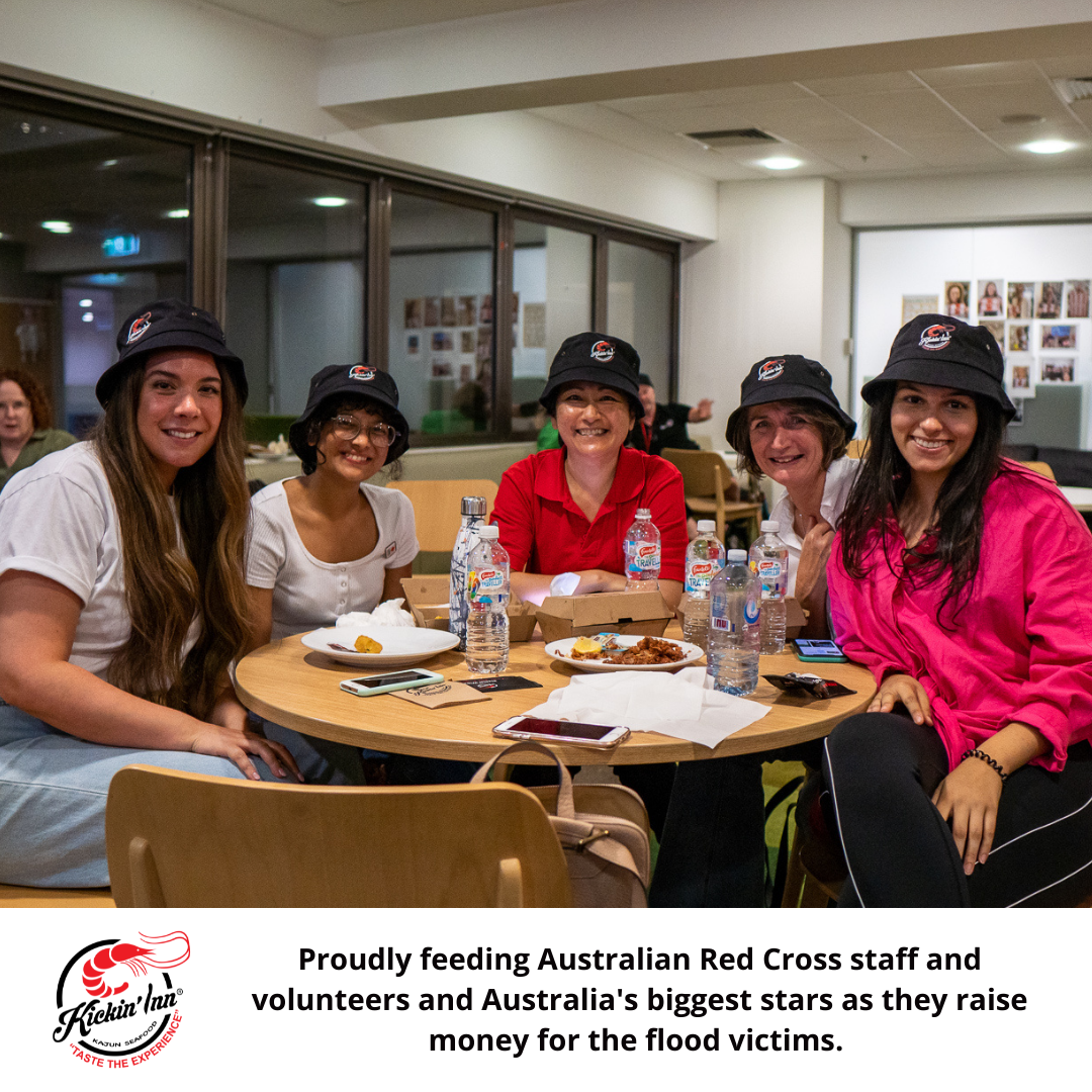Kickin’Inn Proudly Feeds Australian Red Cross Staff & Volunteers