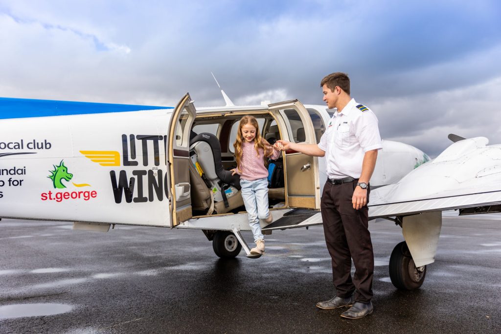 Little wings aircraft supporting seriously ill children in regional Australia