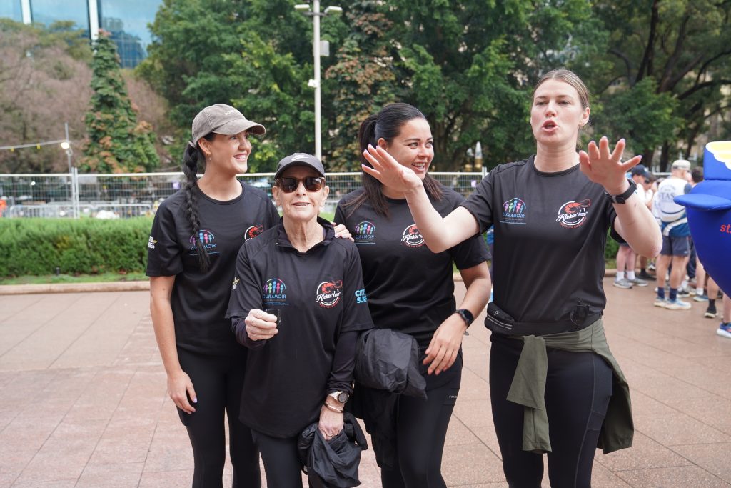 Kickin’Inn team running for Little Wings at City2Surf 2026